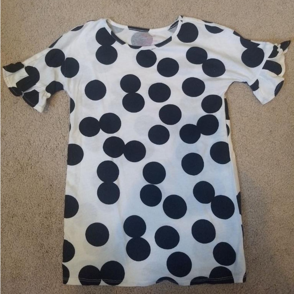 Okie Dokie Size 5T Girls Polka Dot Shirt